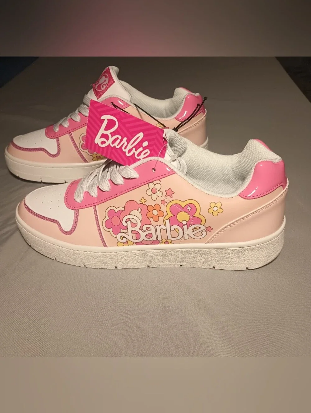 Barbie By Mattel Women's Pink Casual Court Sneakers